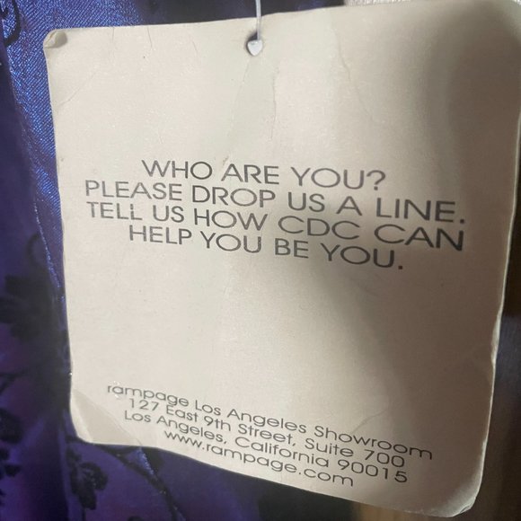 Very Nice Purple Dress With Tags From Macys - Picture 7 of 8